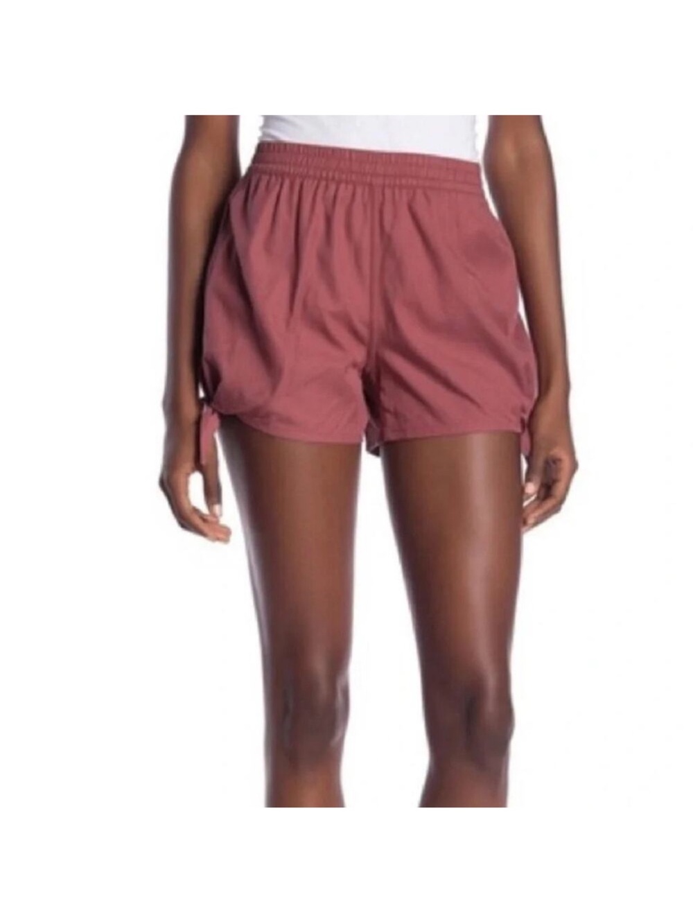 Madewell Side-tie Pull-on Shorts in Dusty Rose